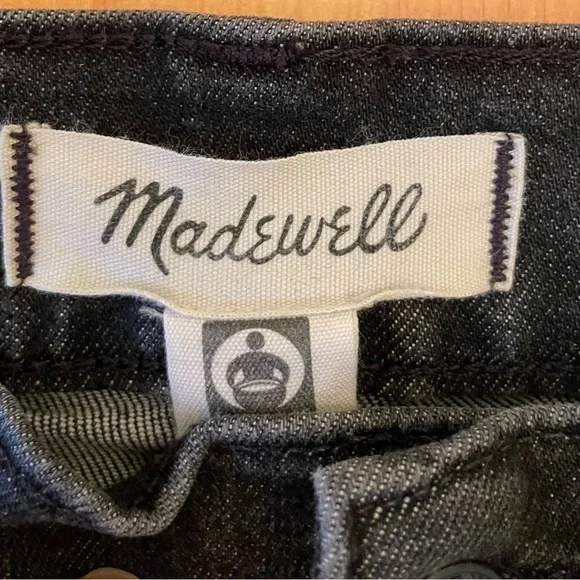Madewell Women's The Perfect Vintage Crop Jeans, Size 26 Charcoal - Picture 3 of 7